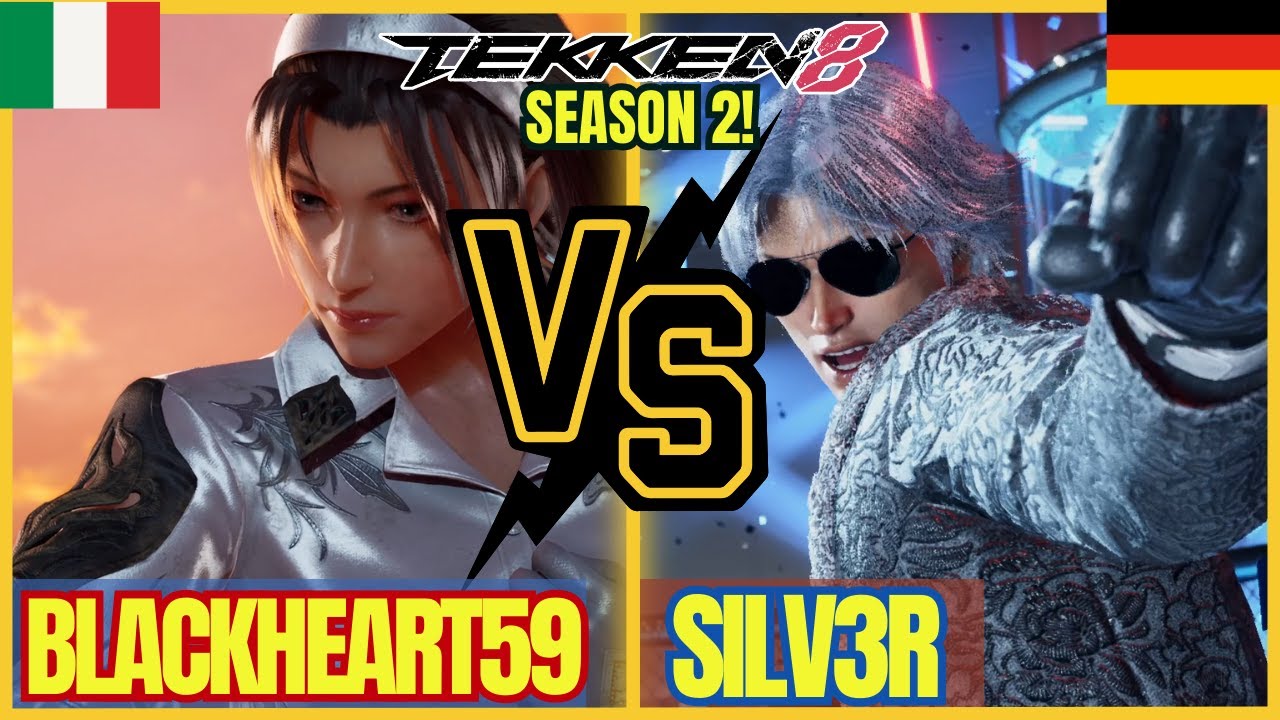 Tekken 8 Season 2 ▰ BLACKHEART59 (JUN) VS SILV3R (LEE) ▰ High Level Gameplay