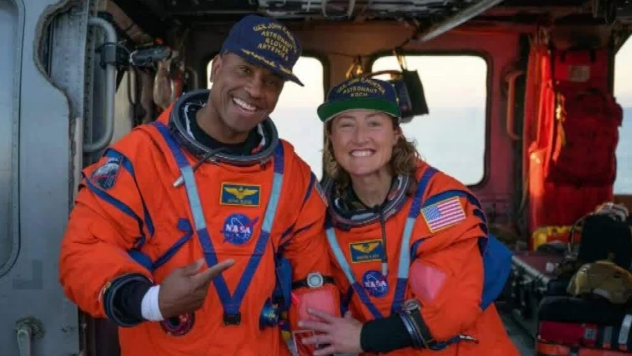 First pictures of Artemis II crew emerge after their successful splashdown