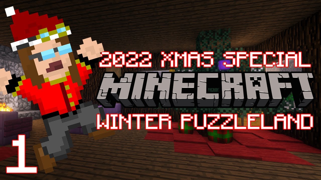 Winter Puzzleland (Minecraft Map) [FIRST-TIME] #1 | Oh No Parkour!