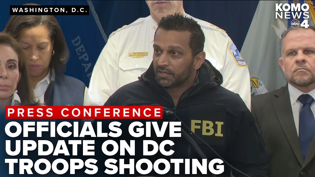 Federal officials brief on DC shooting that critically injured 2 National Guard members