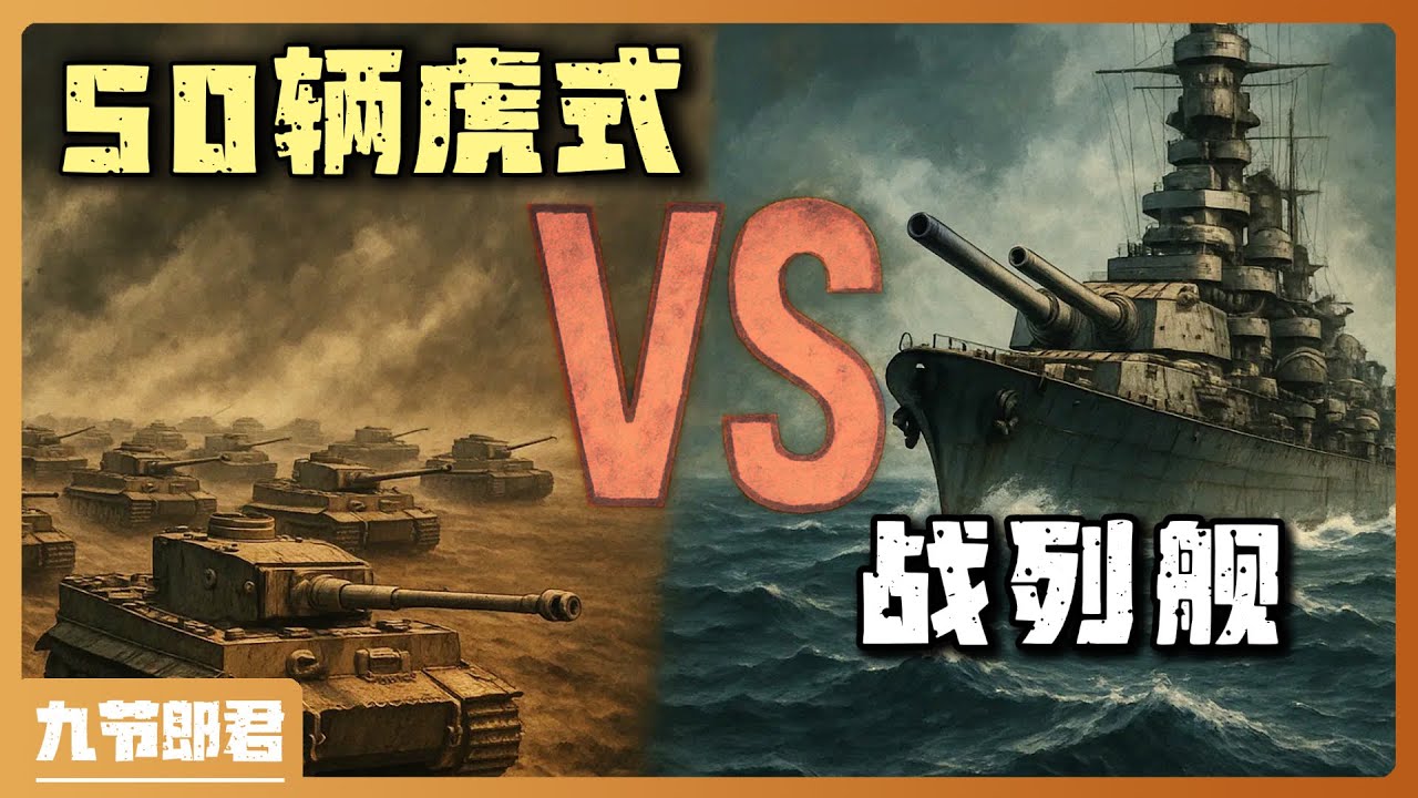 50輛虎式坦克能擊敗一艘戰列艦嗎？