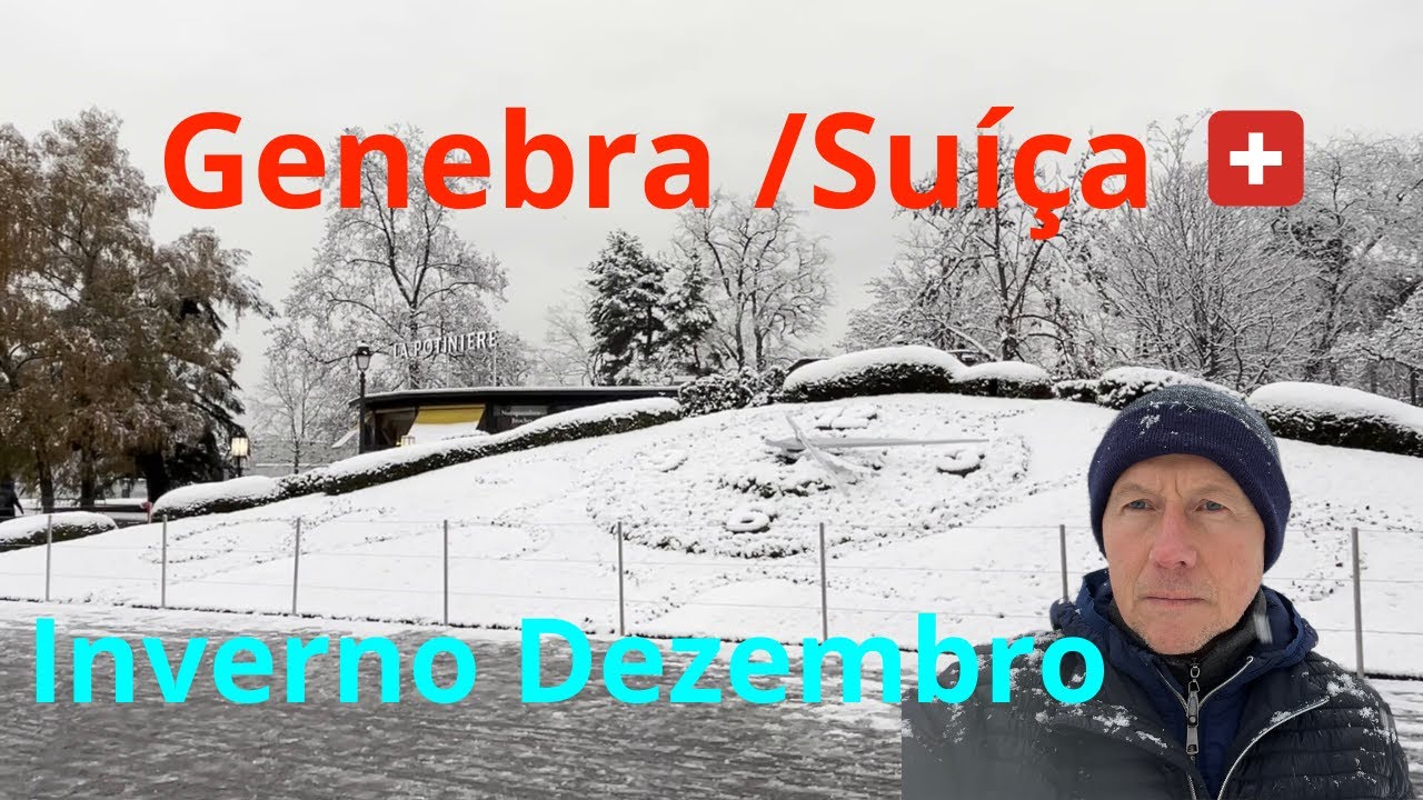 Genebra  Suiça, Inverno  em  Dezembro.!