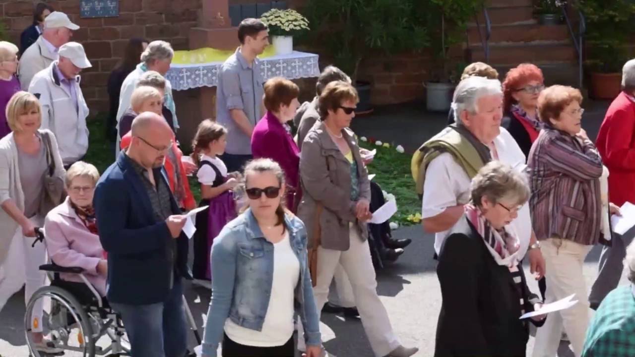 Fronleichnamsprozession 2016 in der Seelsorgeeinheit Waibstadt