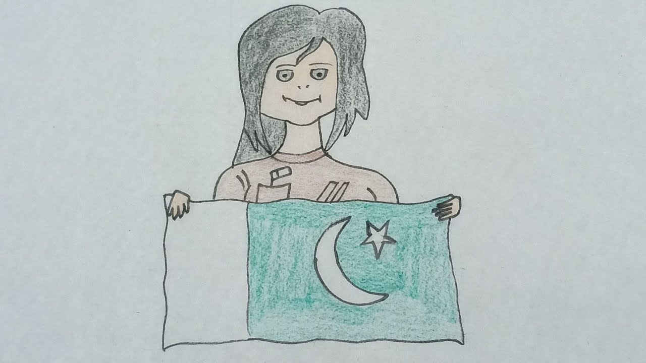 Independence day of Pakistan | Pakistan independence day drawing | 14 August drawing poster
