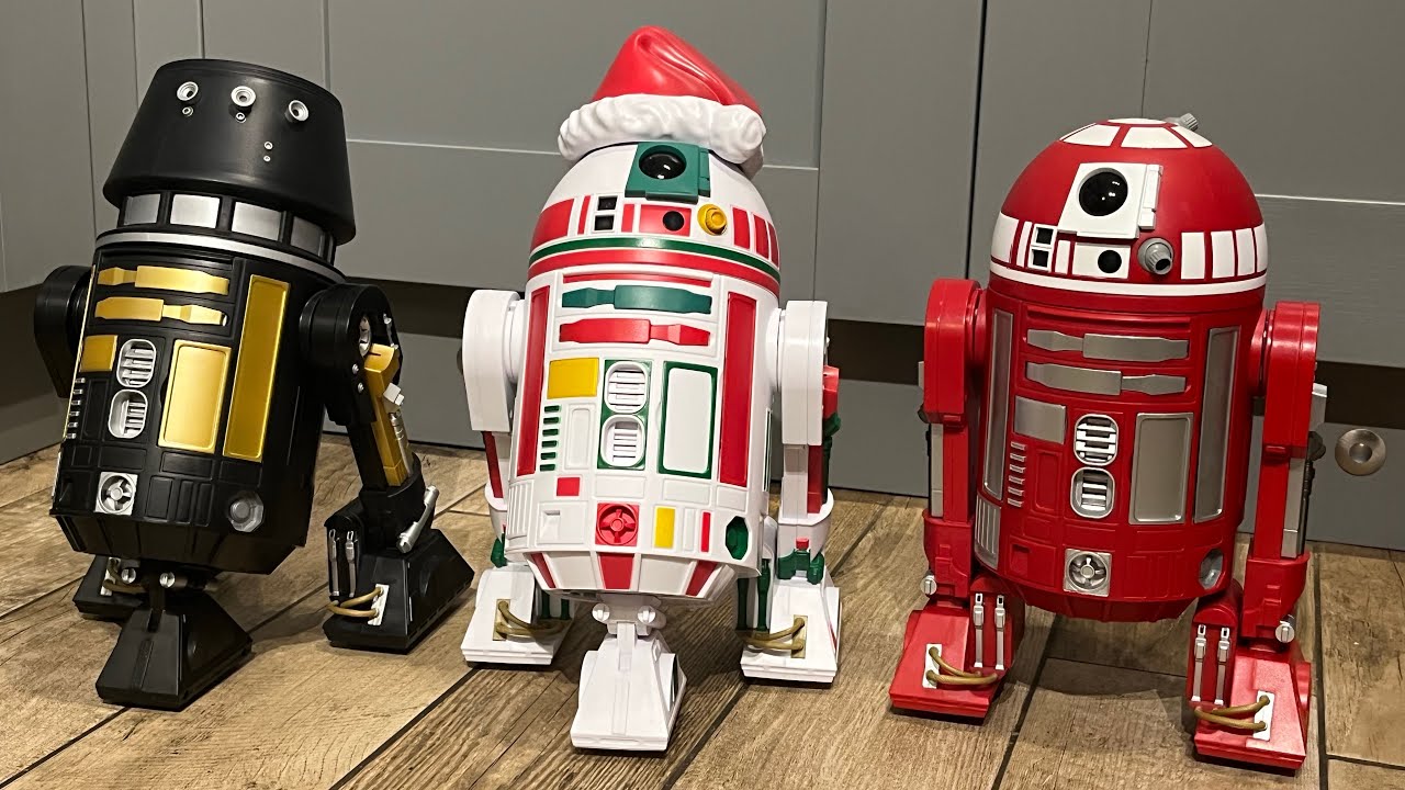 Интерактивный рождественский дроид R2-H15 из серии «Звёздные войны» от Disney Store | ОБЗОР | СНИ...