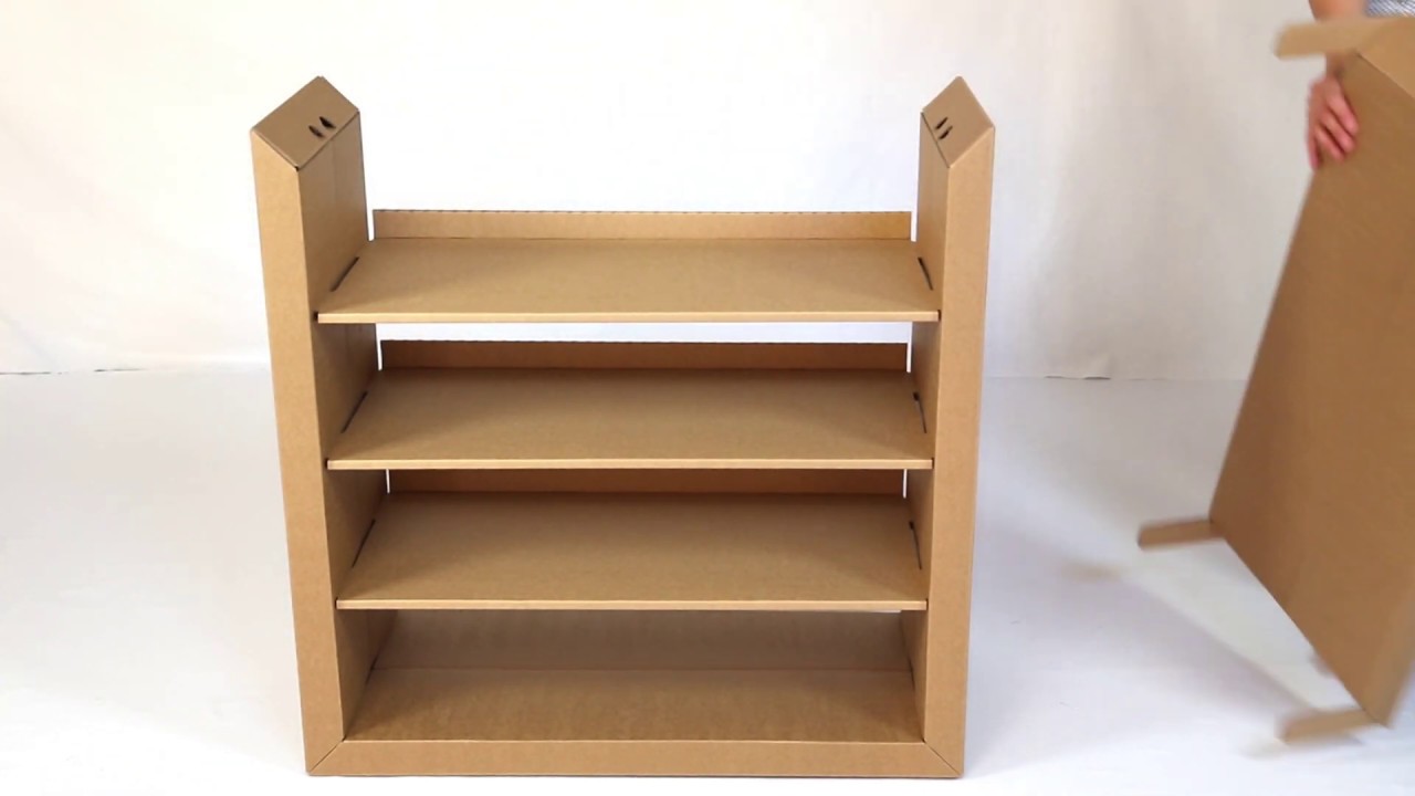 Kommode JUNO aus Pappe: Aufbau