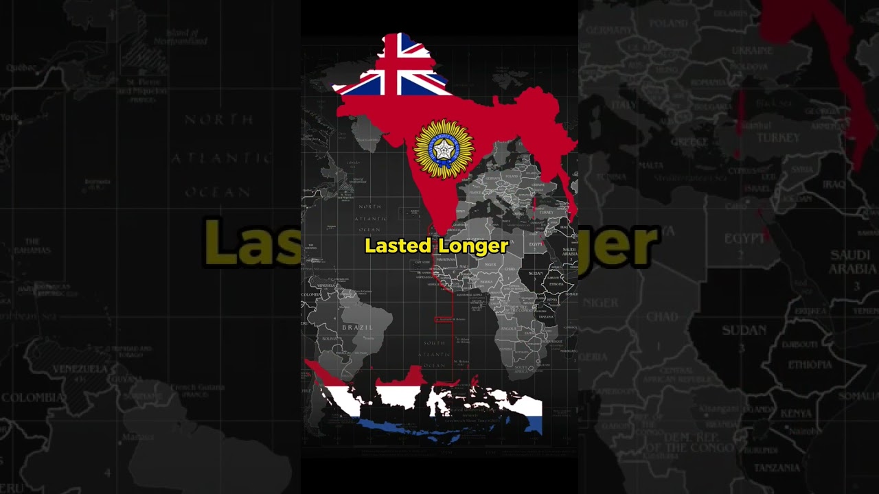 British India vs Dutch east Indies #onlyeducation  #history #viral #empire #india #indonesia#shorts
