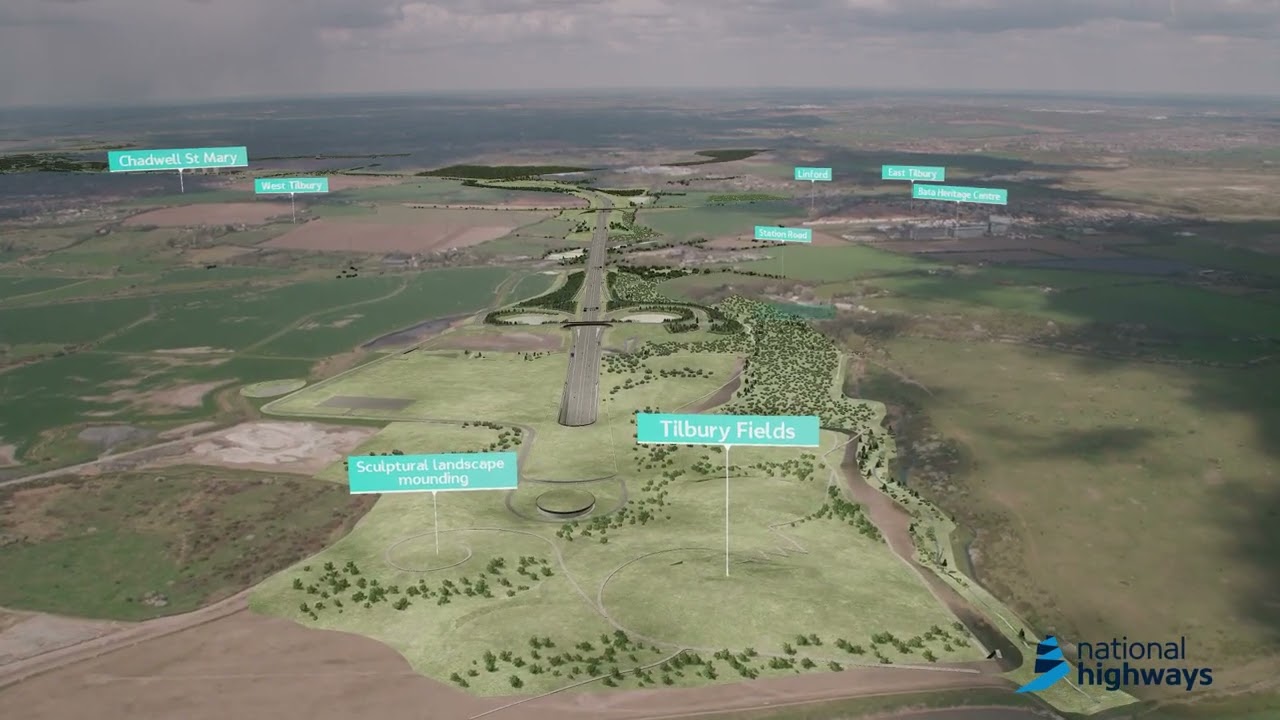 A122 Lower Thames Crossing fly-through