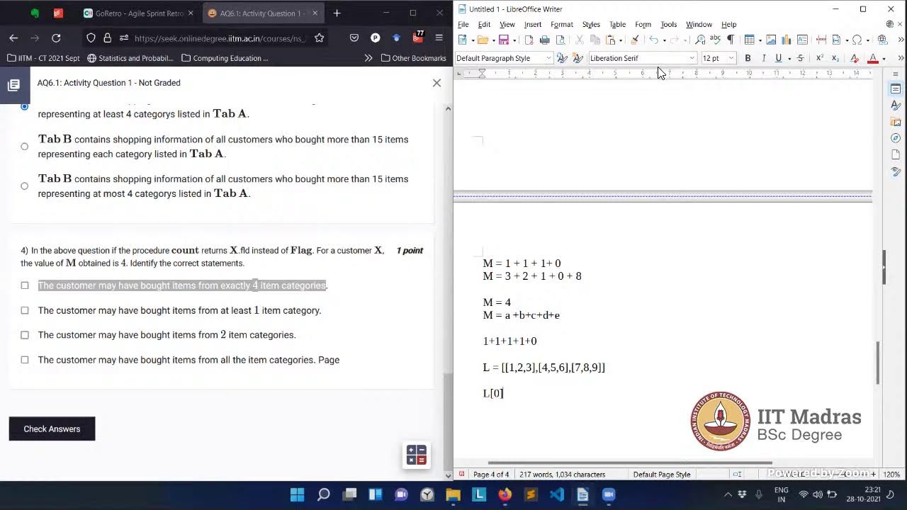 CT - Revision Session for Quiz II