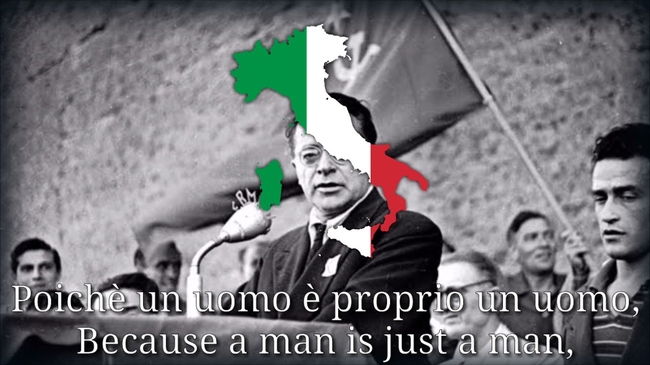 La Canzone Del Fronte Unito - Einheitsfrontlied in Italian Version