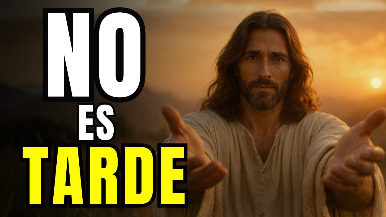 DEJA DE PENSAR QUE LLEGASTE TARDE Y CONFÍA EN DIOS | Palabra de Fe