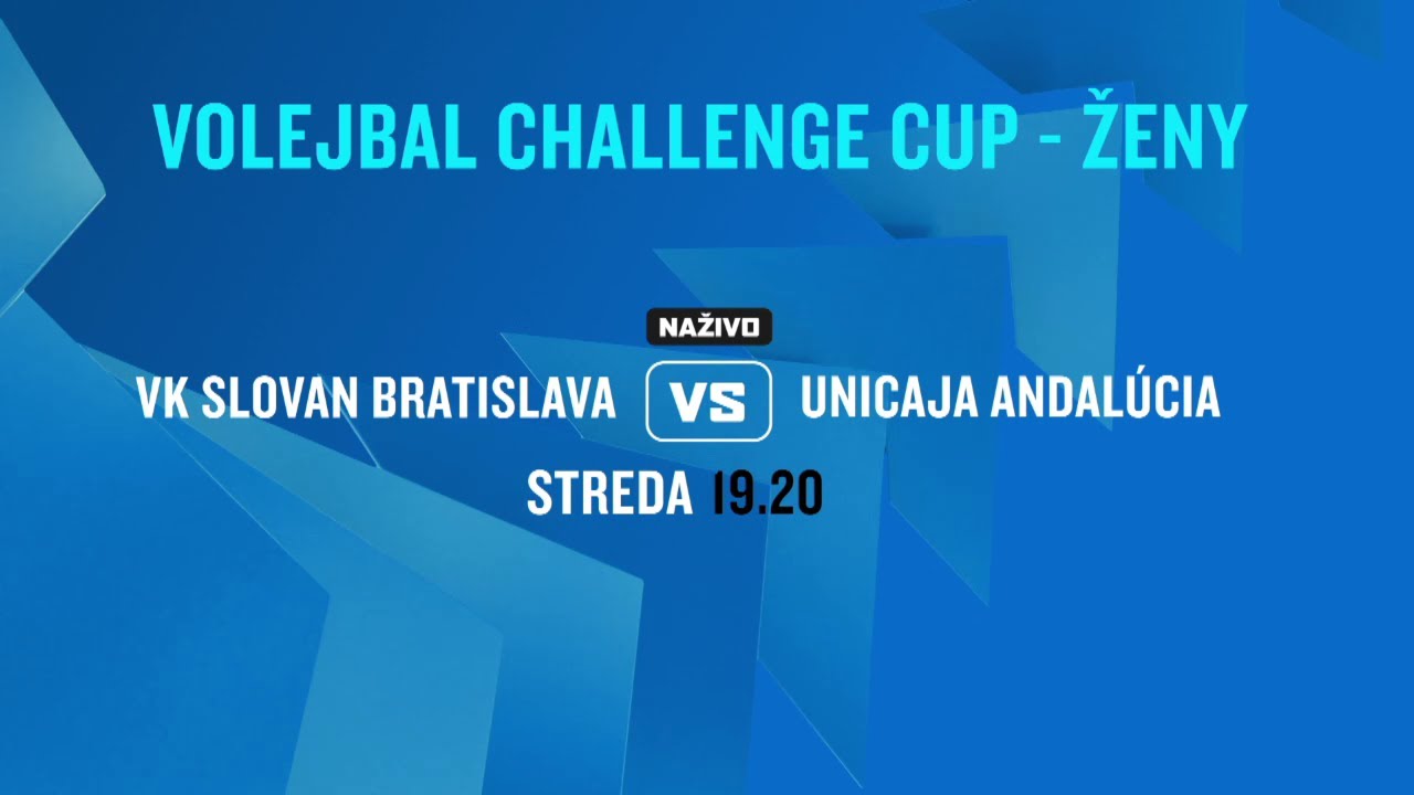 Volejbal Challenge Cup: VK Slovan Bratislava - Unicaja Andalucia (5.11.2025 o 19:20 na JOJ &Scaron;PORT)