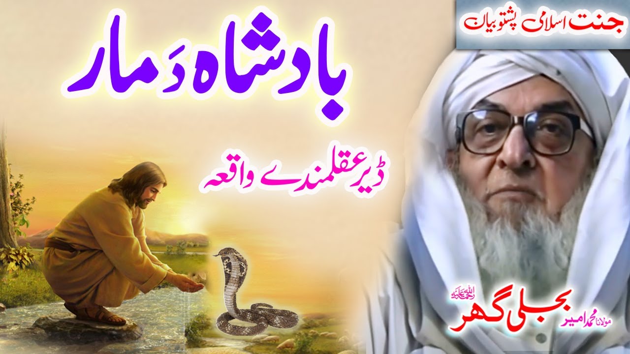 Molana Bijligar   رحمۃاللہ علیہ pashto bayan بادشاہ د مار واقعہ