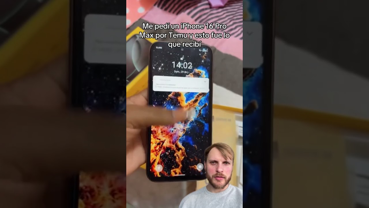 Me pedi un Iphone 16 Pro Max por Temu! Y esto es lo que recibi #reaccion