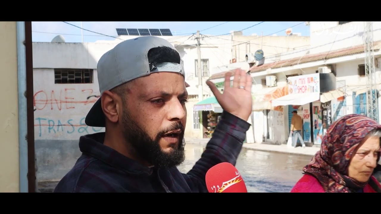نهج المطار بسكرة ما بعد #الفيضانات.. وضع كارثي بعد مداهمة المياه للمنازل