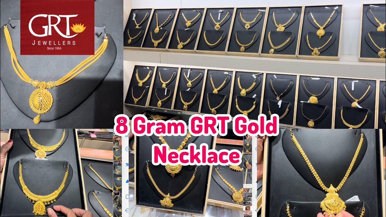 GRT Light Weight Necklace| Temple Jewellery Casting  Kasumalai kolkata 2 In 1 Set 8 Gram to 24Grams