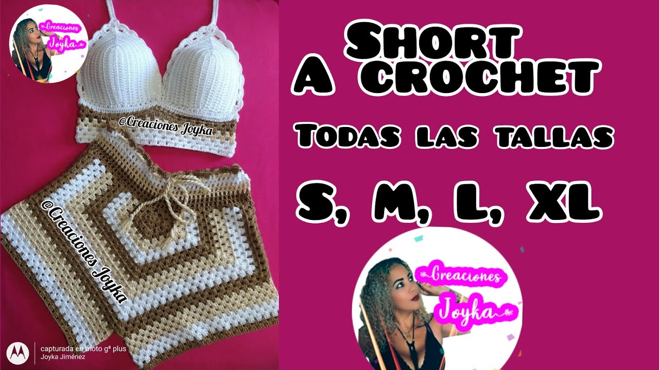 Short A Crochet todas las tallas (Joyka Jiménez)