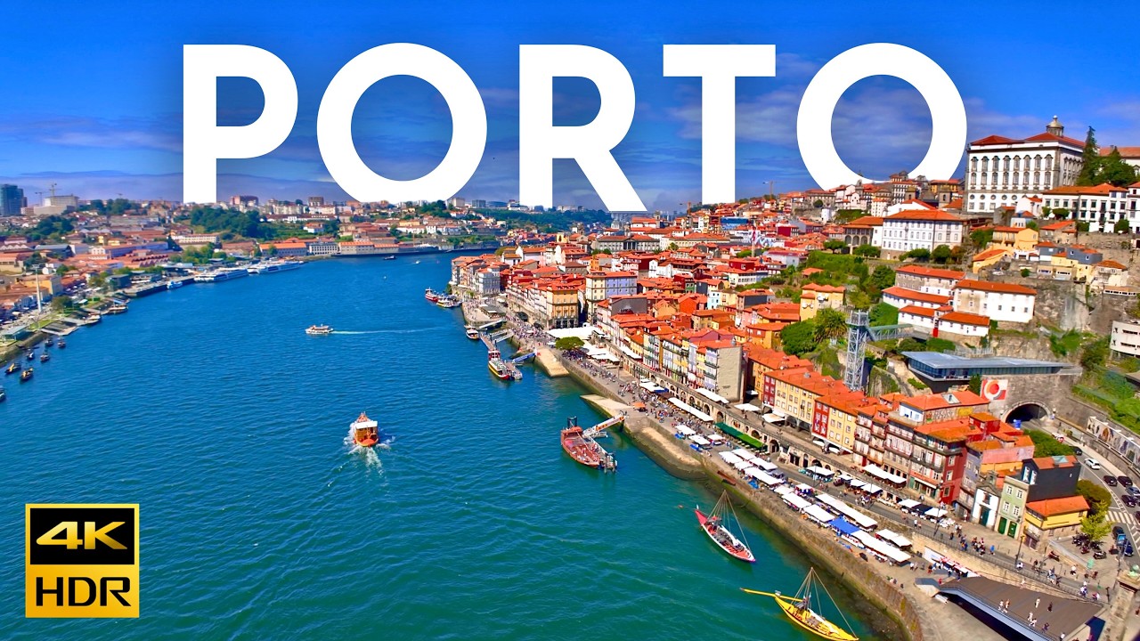PORTO Walking Tour 4K HDR Porto PORTUGAL