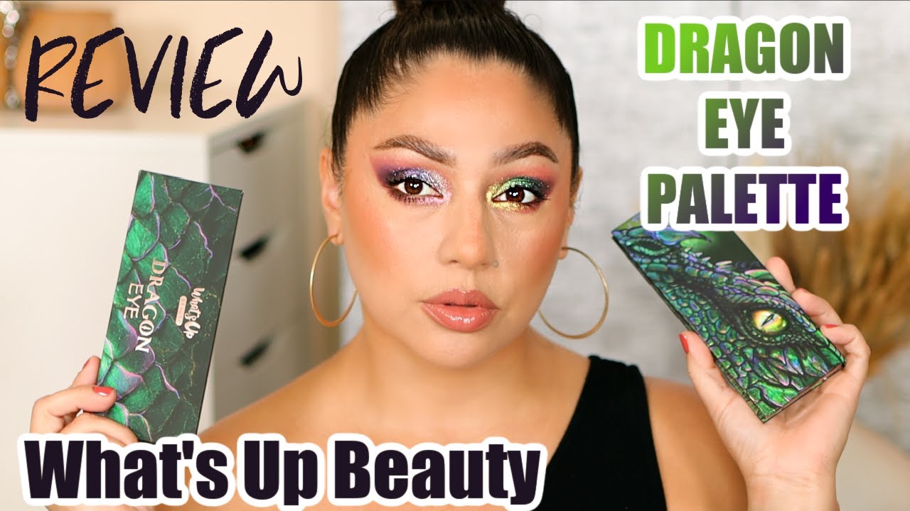 WHAT'S UP BEAUTY DRAGON EYE PALETTE || TUTORIALS & REVIEW
