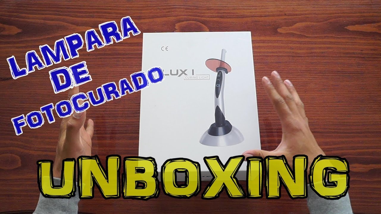 Lámpara de fotocurado LUX I DTE (UNBOXING)