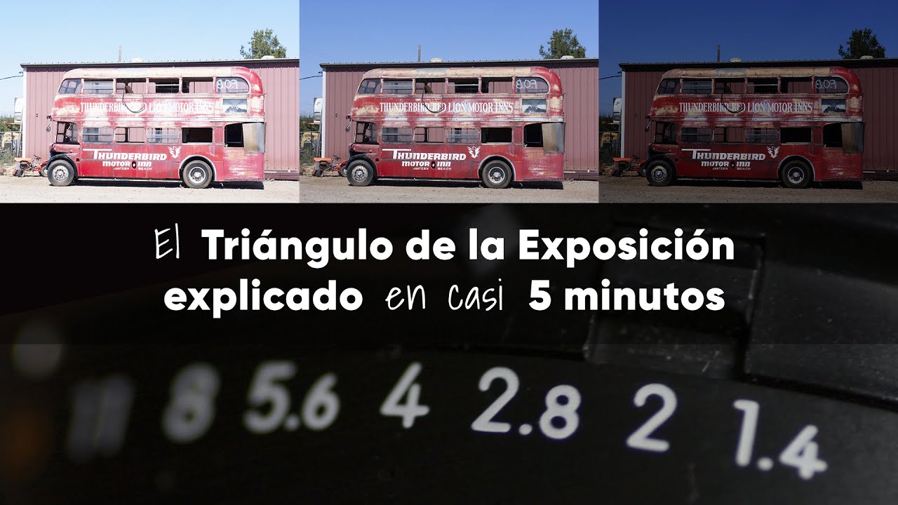 El TRIÁNGULO de la EXPOSICIÓN explicado en casi 5 MINUTOS, nivel FÁCIL!!