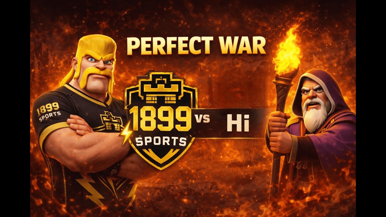 Guerra PERFECTA vs Campeones I | 1899 Sports vs Hi (4 ataques brutales) | Clash of Clans