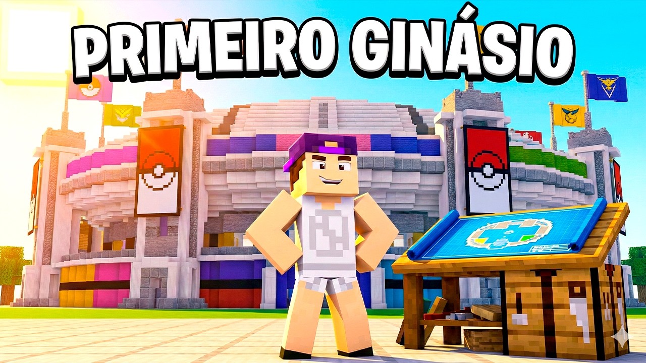 O PRIMEIRO GINÁSIO DO MUNDO COBBLEMON QUASE PRONTO!