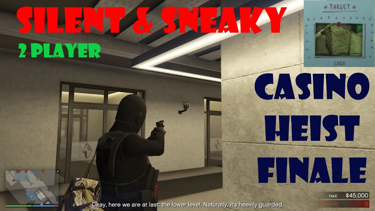 Silent & Sneaky: 2 Player Cash 💎 Casino Heist Finale | GTA Online