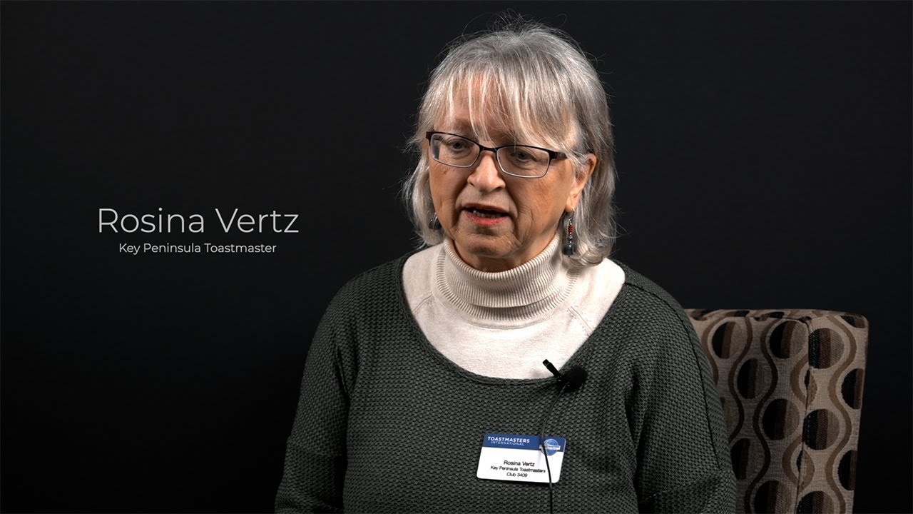 Rosina Vertz (Key Peninsula Toastmasters)