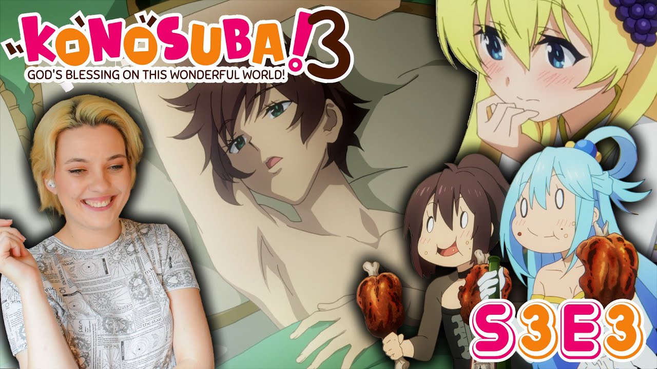 I LOVE TO HATE KAZUMA 😅  Konosuba S3 E3 Reaction