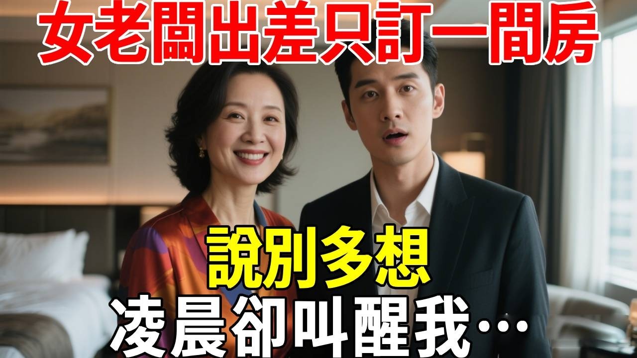 女老闆出差只訂一間房，說別多想，凌晨卻叫醒我…#蝴蝶飛飛 #民間故事 #奇聞趣事 #古代小說#懸疑#老年情感