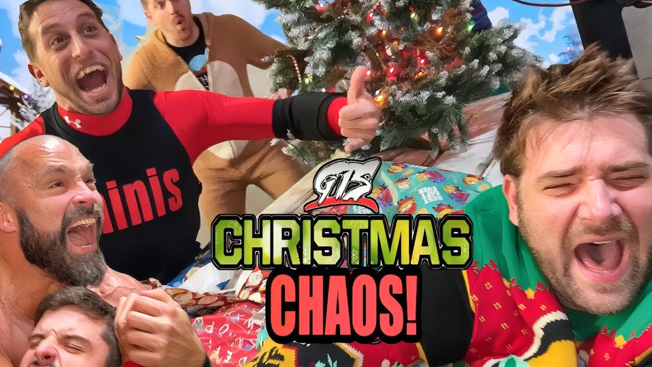 Craziest Christmas Chaos Match Ever ALL THE TITLES CHANGED! 