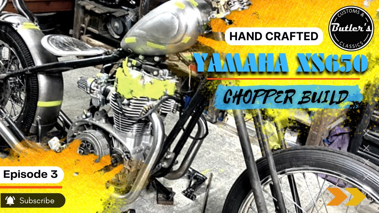 Handcrafted Yamaha XS650 Chopper Build Episode 3