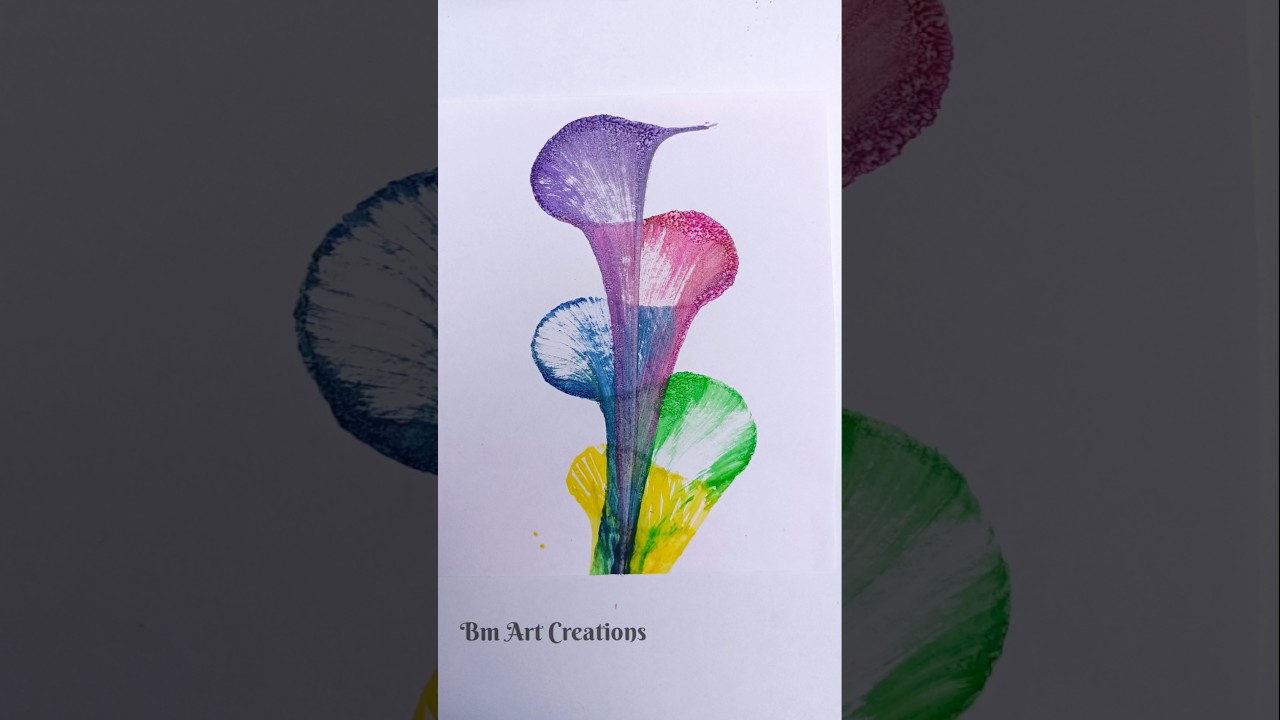 DIY Thread Art 🌈| String pull Art 😍💕#shorts #painting #creative #art #trending #acrylicpainting #diy