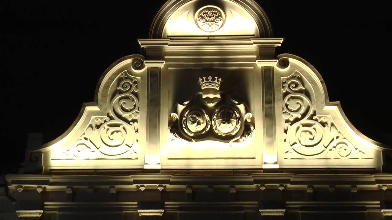 Múzeum v Trebišove,  nočné osvetlenie