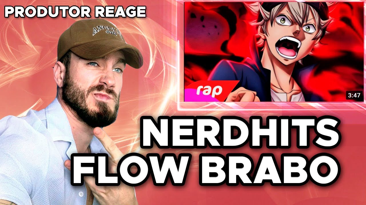 NERDHITS Rap do Asta (Black Clover) - EU VOU SER O REI MAGO PRODUTOR REAGE   (REACT, análise)