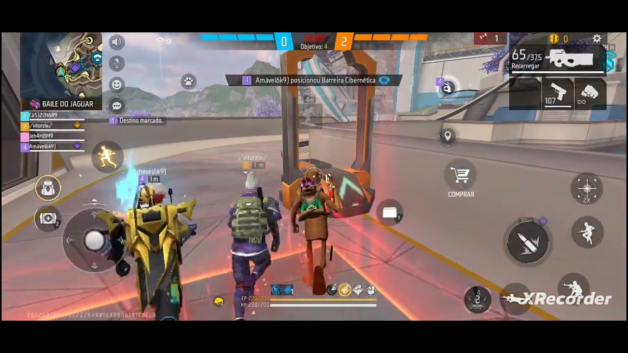JOGANDO FREE FIRE COM MEU PRIMO E VEJA ATÉ O FINAL 😨