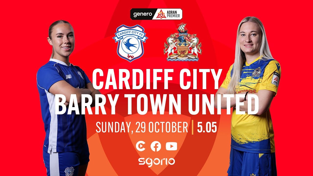 FULL MATCH: Cardiff City 6-1 Barry Town United | Genero Adran Premier
