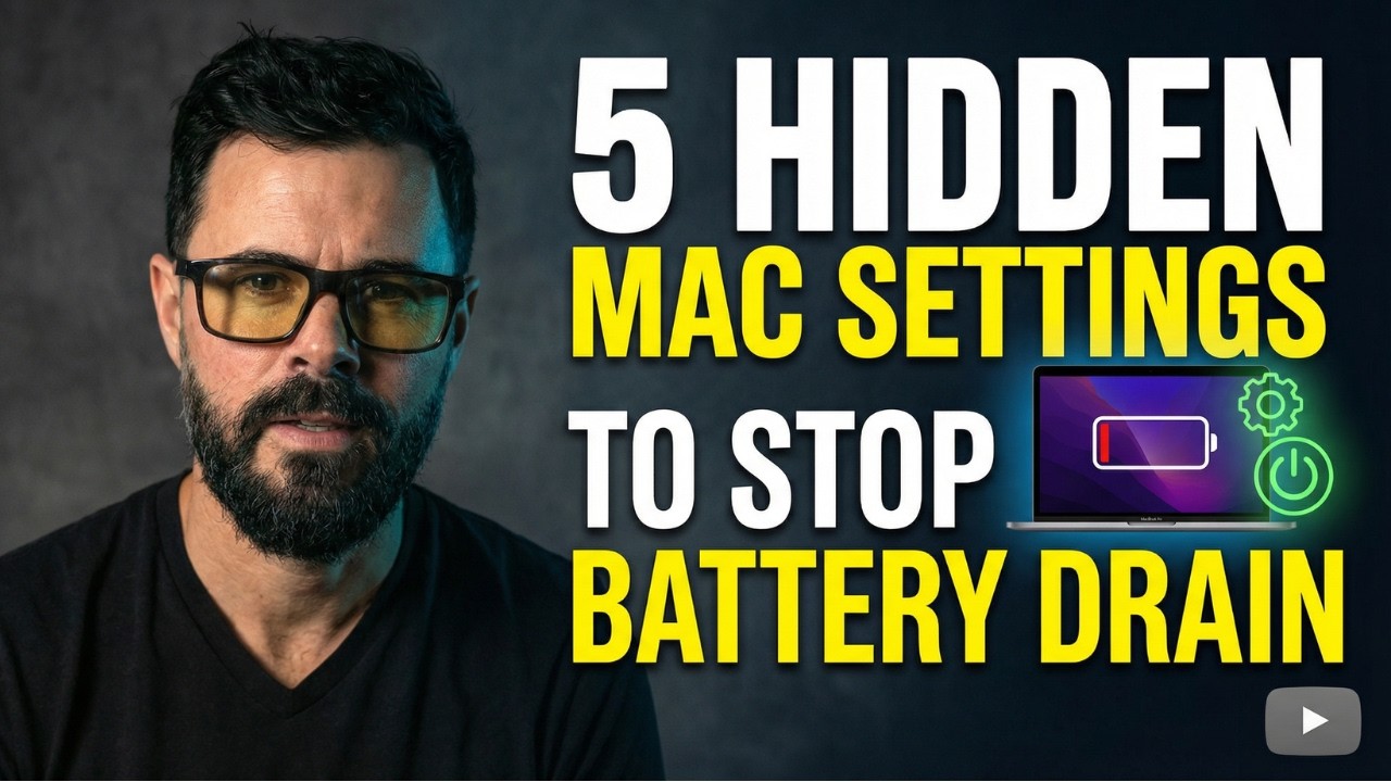 Быстро разряжается батарея вашего macOS 26? 5 настроек, которые нужно изменить прямо сейчас! 🔋