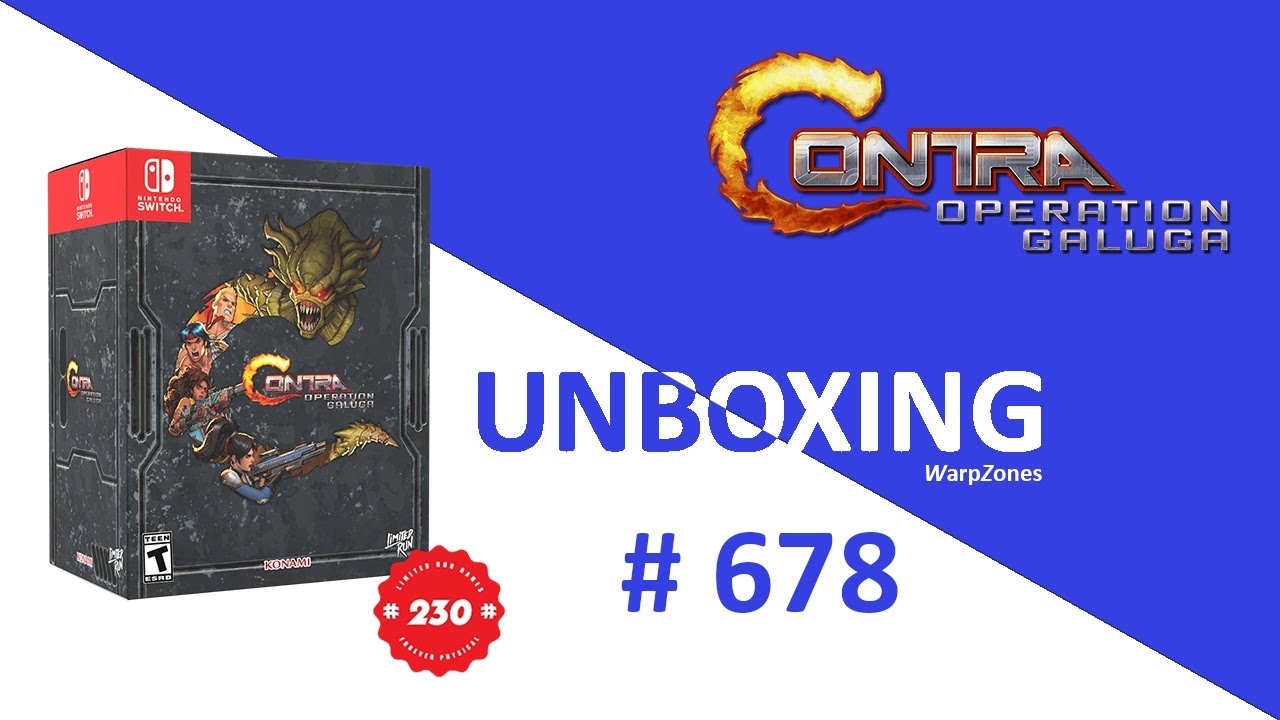 Unboxing / Déballage # 678 Contra: Operation Galuga Ultimate Edition [NSW] (Limited Run)