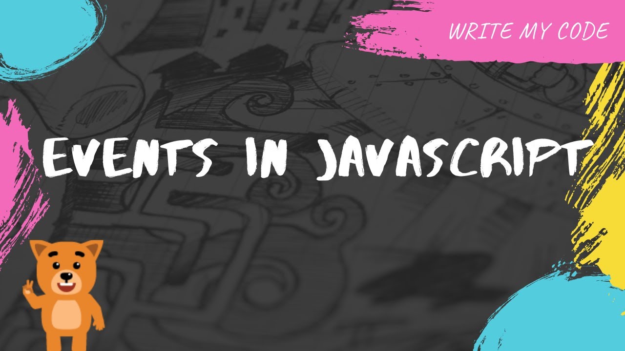 javascript events | events in javascript | how to use events in javascript