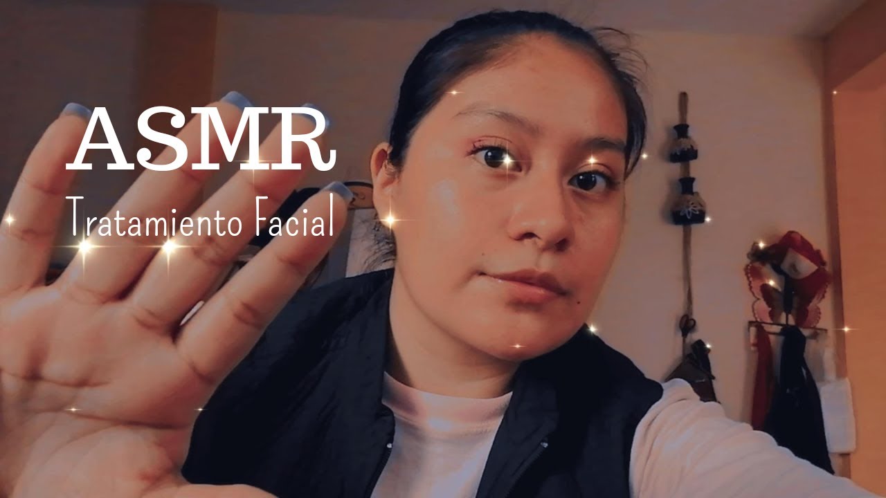ASMR Tratamiento Facial / Mouth Sounds y scratching *MI PRIMER VIDEO*