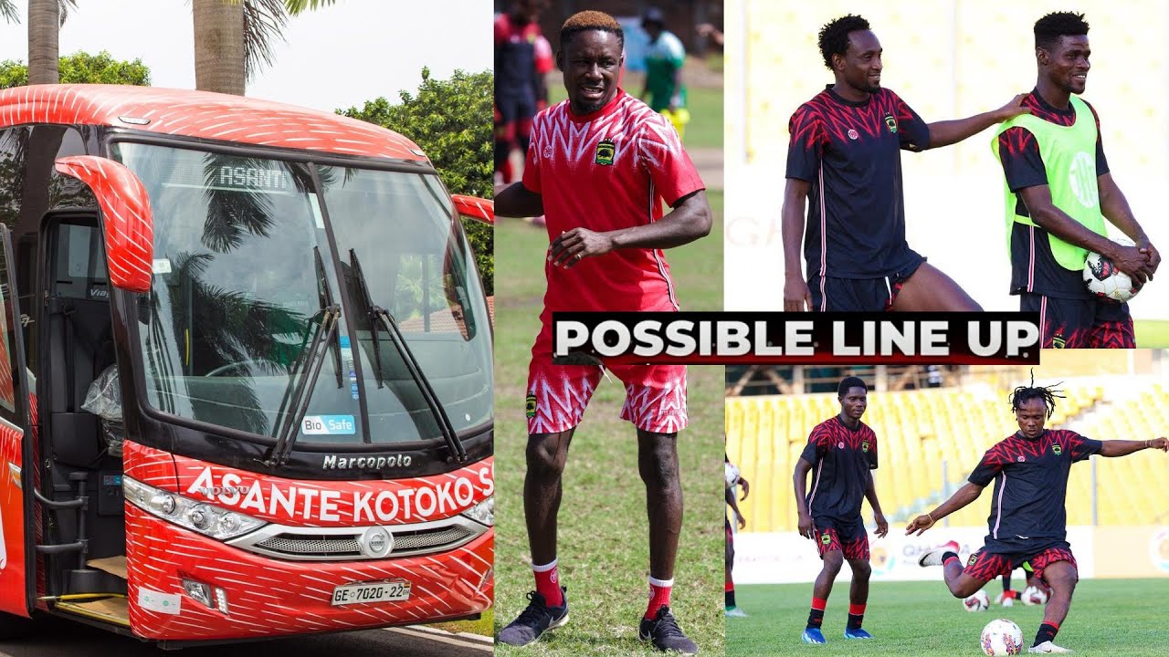 KOTOKO BUS TAKE-OFF TO KPANDO: 20 man squad, Lod Amoah 