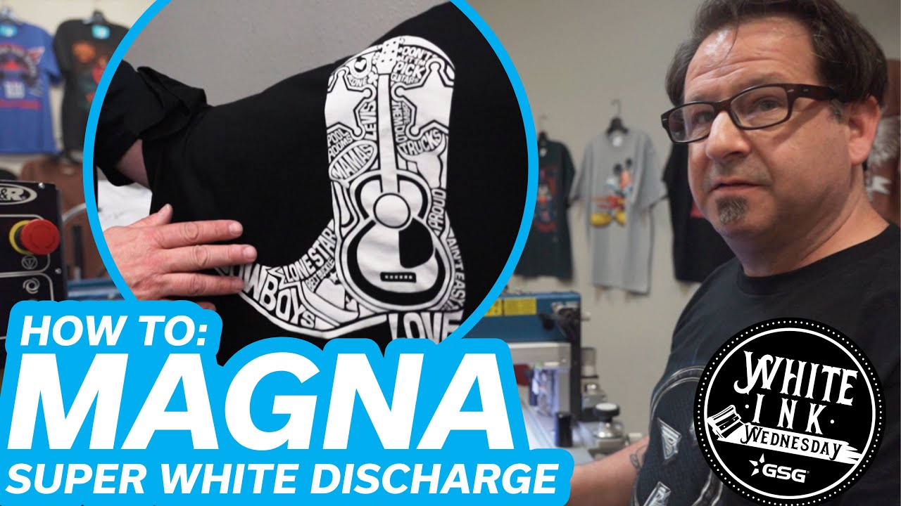 MagnaPrint Super White Discharge  | White Ink Wednesday