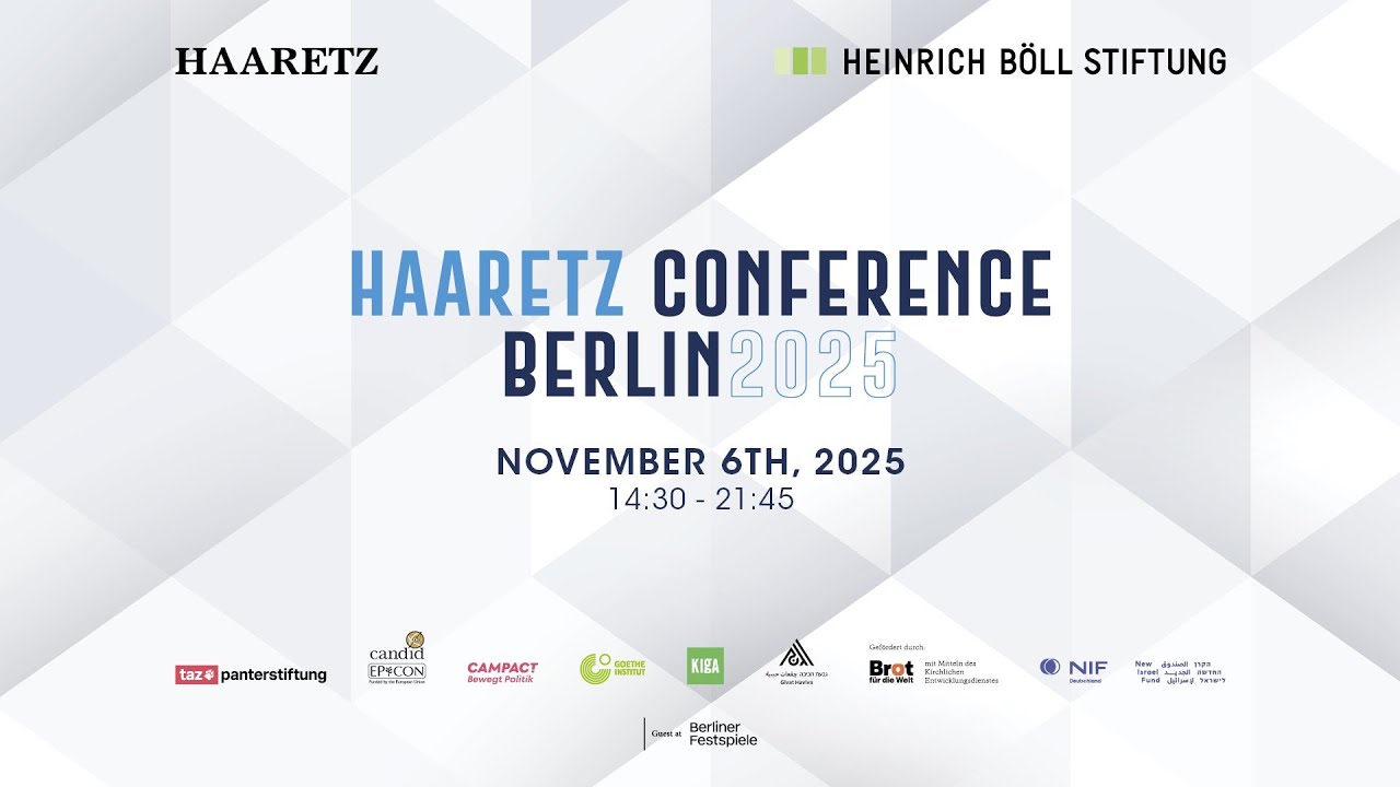 Haaretz Conference In Berlin