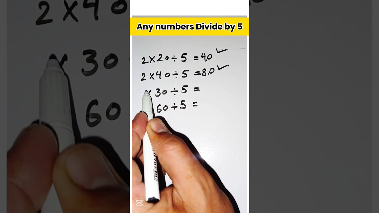 Division trick #maths #educational #mathcourt