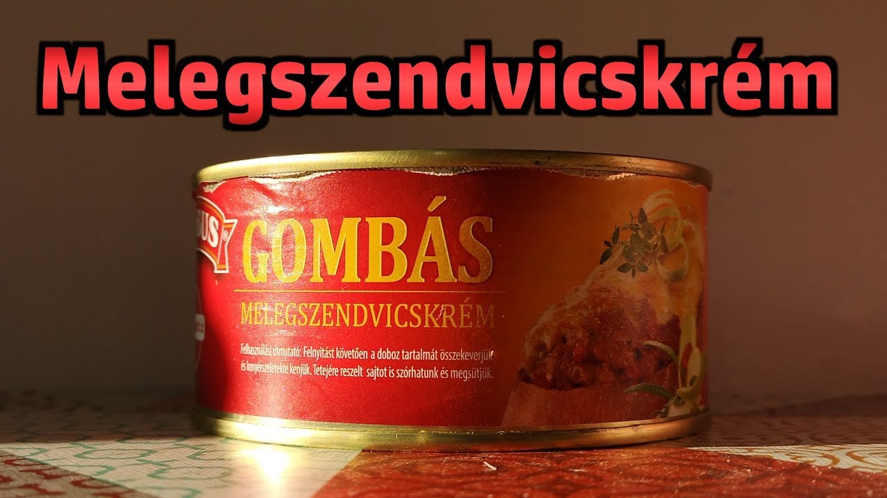 Melegszendvicskrém (Hungarian Hot Sandwich Spread) - Weird Stuff In A Can #108