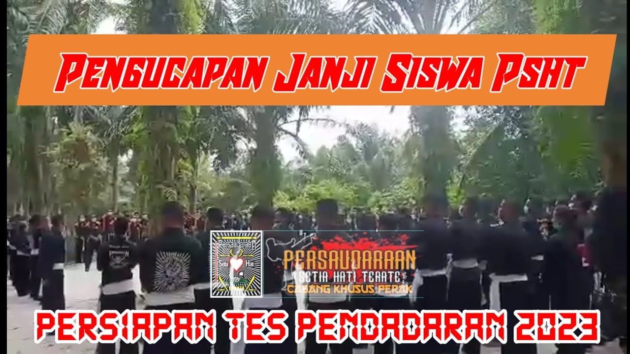 PART 1 | Persiapan Tes Pendadaran Calon  Warga Baru || PSHT Cabang Khusus Perak 2020(Official Video)