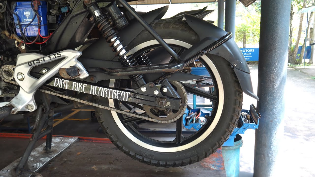 Bike chain sprocket repairing | How to repair Bajaj Pulsar 135 bike chain sprocket