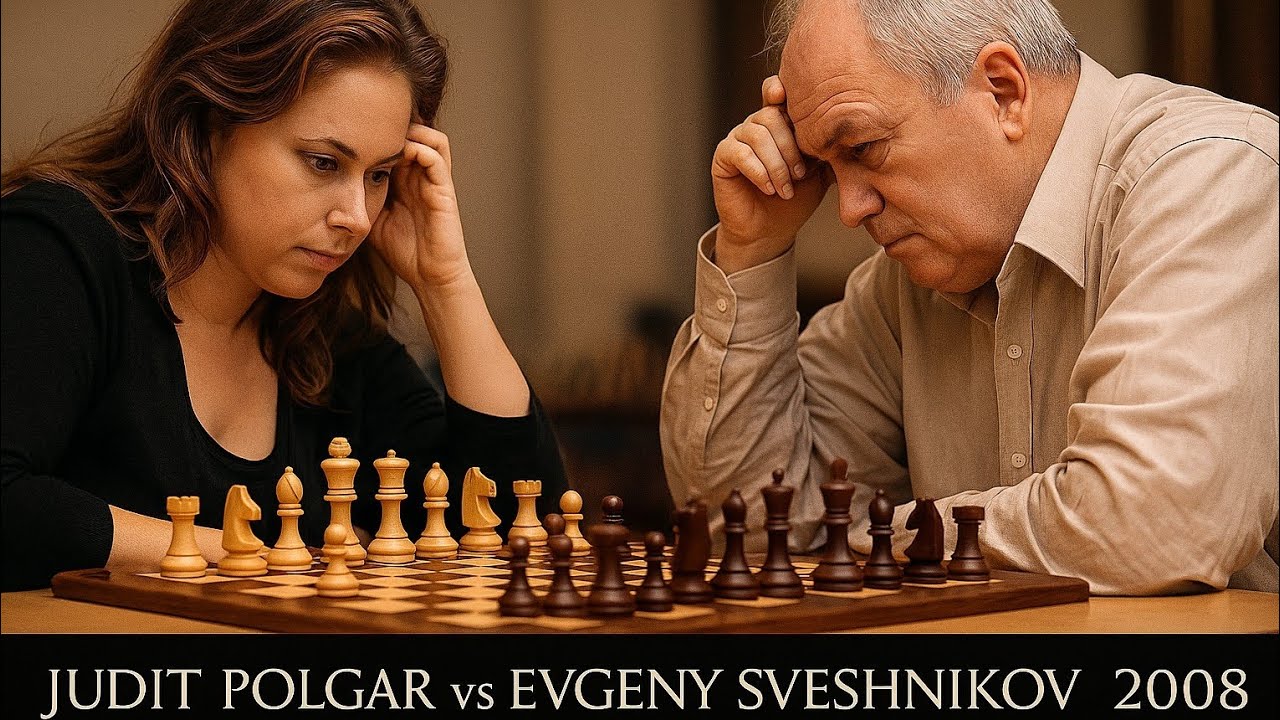 Judit Polgar vs Evgeny Sveshnikov ◉  Olympiad Dresden 2008 | Legendary Chess Battle